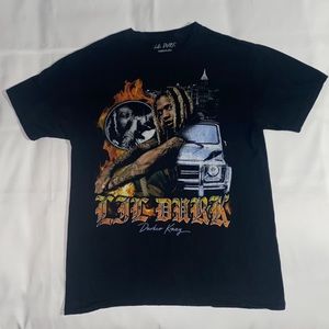 Lil Durk Short Sleeve Black Unisex Crewneck T-Shirt